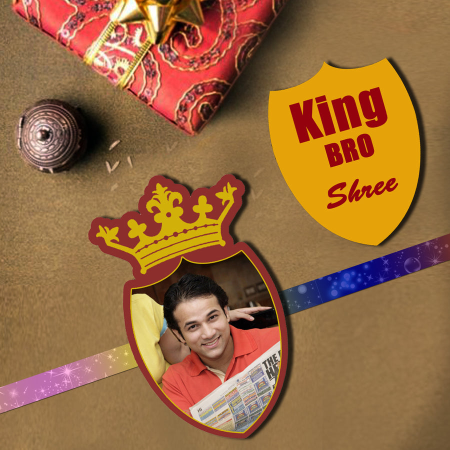 Buy Customized Photo Printed Rakhi Online | Send Photo Rakhi to Brother | King Bro Rakhi | Zestpics