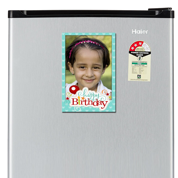 Personalised Gifts are the new way to express your warmest wishes on birthdays. Design and order it online with Zestpics and send it directly to India. Personalized Birthday Photo Magnets with Photo, Name & Text. 