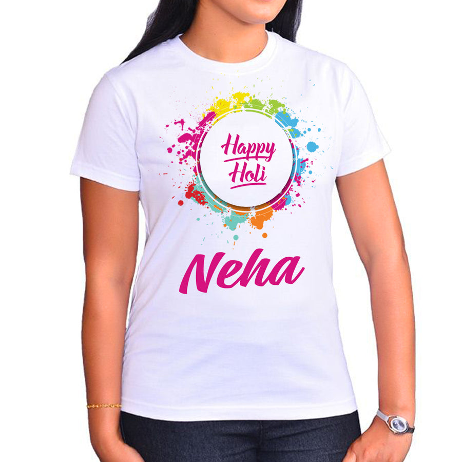 Name Holi T Shirts - Buy Holi T Shirts online in India at Zestpics