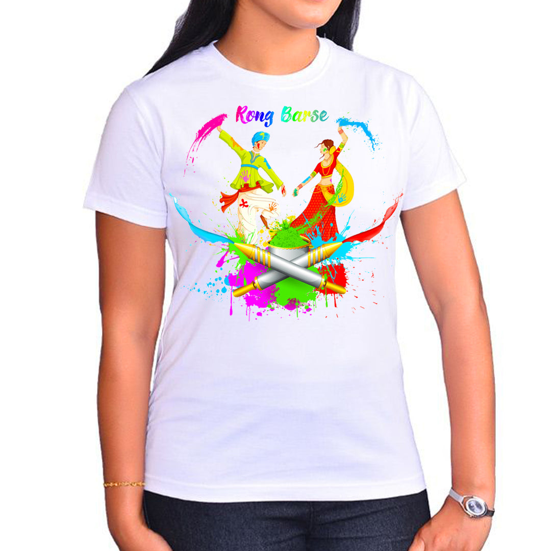 Holi T Shirt Painting - Buy Holi T Shirts online in India at Zestpics