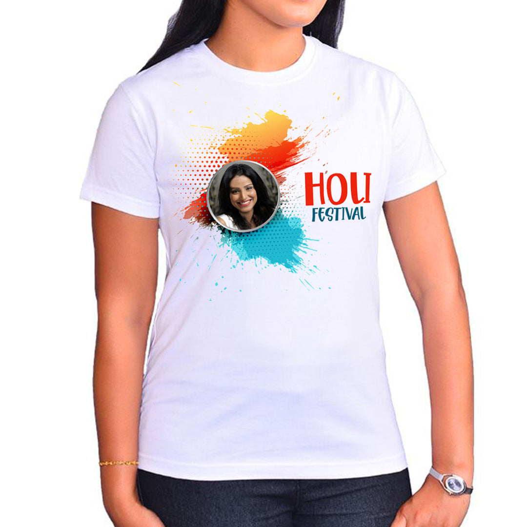 Holi Printed T Shirts - Buy Holi T Shirts online in India at Zestpics
