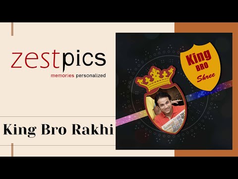 Buy Customized Photo Printed Rakhi Online | Send Photo Rakhi to Brother | King Bro Rakhi | Zestpics
