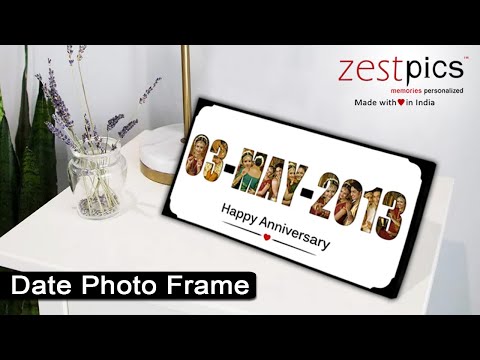 Date Photo Frame | Zestpics | Frame the Date