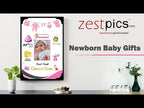 Gift to NewBorn, Personalised Baby Birth Frame - Newborn Baby Gifts | Zestpics