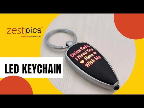 Led Keychain | Keychain with Light | Drive Safe Keychain | Zestpics