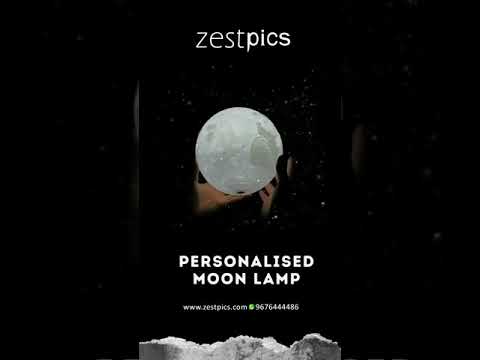 Personalised Moon Lamp | Zestpics