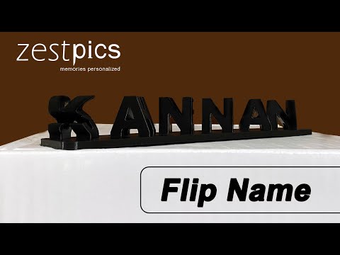 Buy Flip Name, Couple 3D Flip Name, Anniversary Gifts | Zestpics