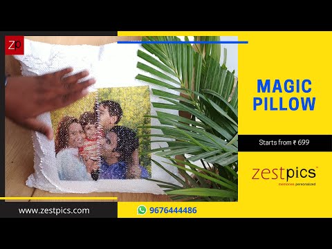 Sequin Pillows | Personalized Magic Pillow | Photo Magic Pillow | Mermaid Pillow | Zestpics