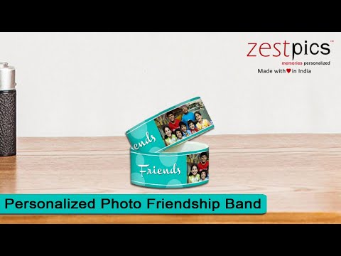 Personalized Photo Friendship Band