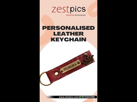 Buy Personalised Leather Name Keychain, Customised Keychains |Zestpics