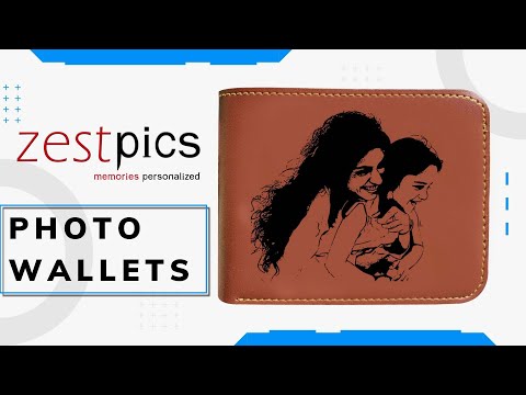 Photo Wallets (Brown) | Gifts for Men | Men's Wallet | Zestpics