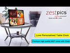 Love Personalised Table Clock
