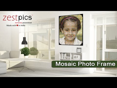 Mosaic Photo, Mosaic Photo Frame, Buy Personalized Mosaic Photo Frame Online in India