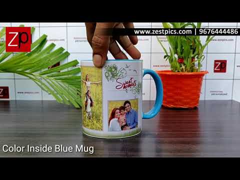 Color Inside Blue Mug