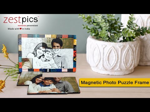 Magnetic Photo Puzzle Frame
