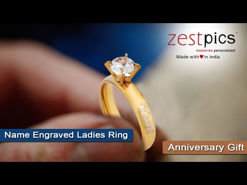 Personalized Wedding Bands (Ships Globally) | Customized Gold Ring With  Name!⠀ ⠀ Perfect Ring That Make You Feel Special No Matter Where You Are.⠀  ⠀ Get Your Rings Personalize... | Instagram