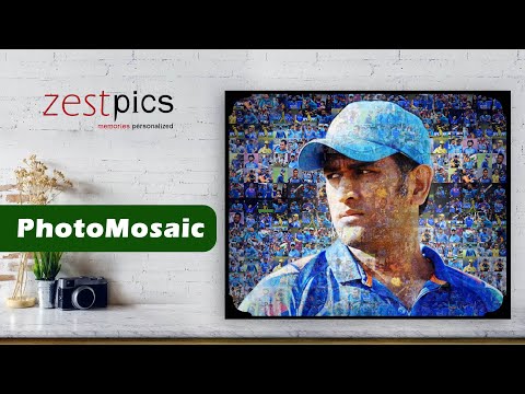 Photo Mosaic, Mosaic Photo Frame, Buy Personalized Mosaic Photo Frame Online in India