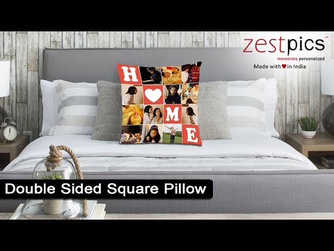 16x16 Double Sided Square Pillow