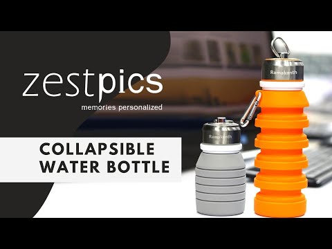Collapsible Water Bottle, Que Bottle, Foldable Bottle, Hydaway Bottle | Zestpics