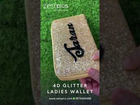 4D Glitter Wallet | Women's Wallet | Girl Wallet | Ladies Wallet | Zestpics