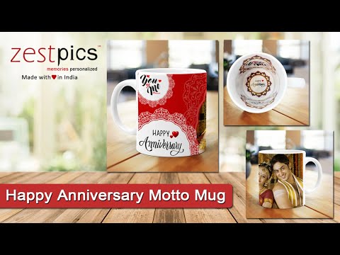 Happy Anniversary Motto Mug