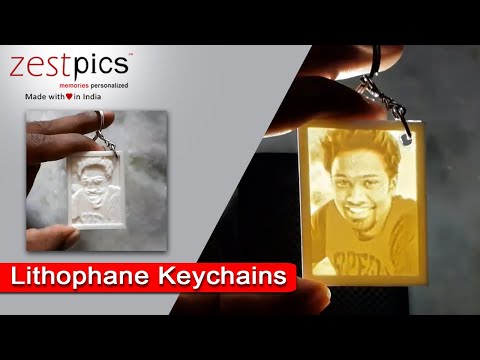 Lithophane Keychains, Buy Personalised Litho Keychains online|Zestpics