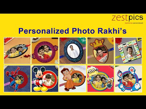 Minion Rakhi, Kids Rakhi, Photo Rakhi Online in India | Zestpics