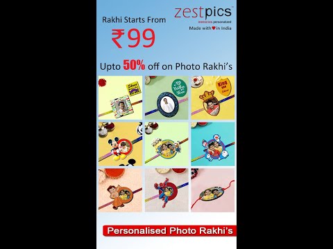 Buy Customized Photo Printed Rakhi Online | Send Photo Rakhi to Brother | King Bro Rakhi | Zestpics