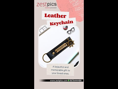 Buy Personalised Leather Name Keychain, Customised Keychains |Zestpics
