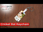 Cricket Bat Keychain