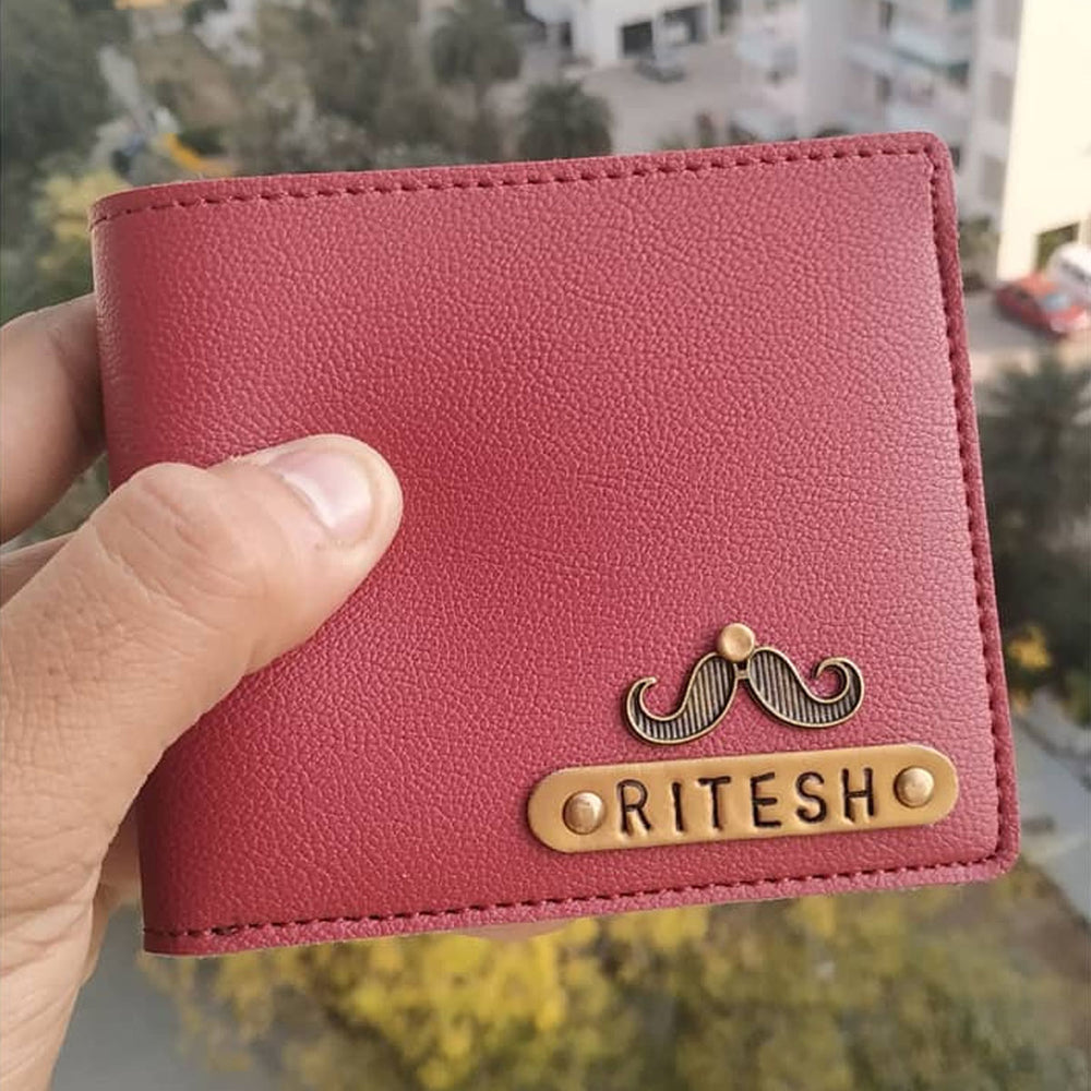 Custom Wallets for Him, Personalised Mens Wallet with Charm | Zestpics