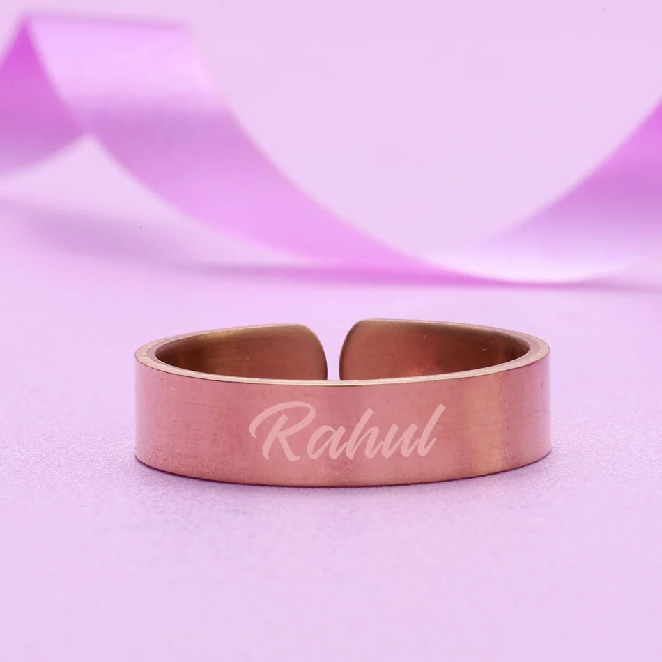 Customized Imported Name Couple Rings (Best Gift for Friend, Wife, Husband  etc)