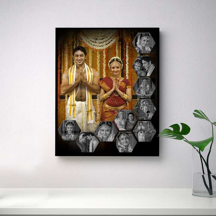 Wedding Photo Collage, Wedding Gifts, Personalized Wedding Gifts India