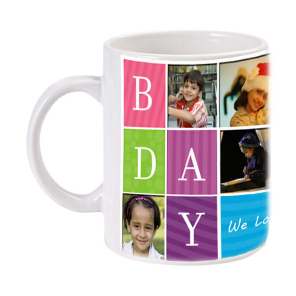 White Mug - Birthday