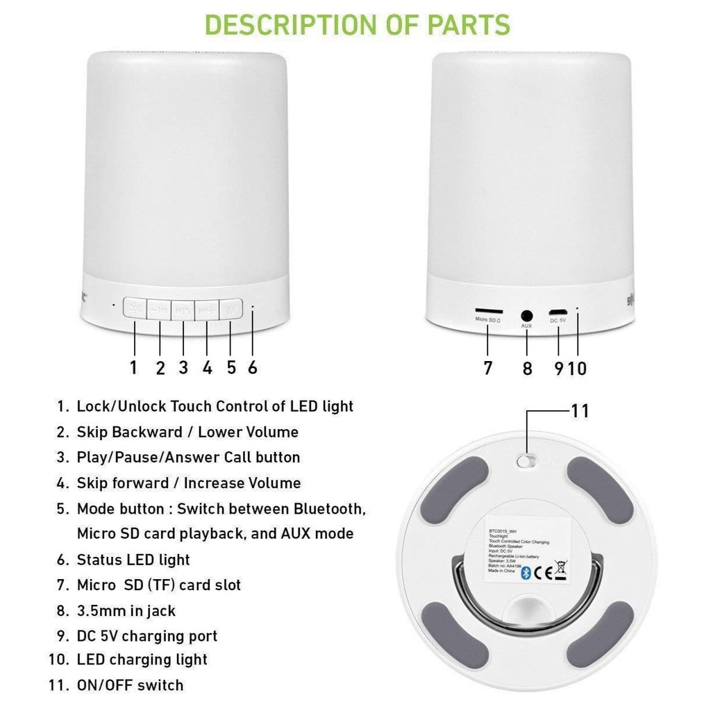 Personalised Photo LED Bluetooth Speaker