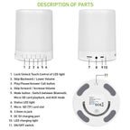 Personalised Photo LED Bluetooth Speaker